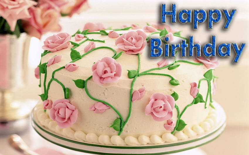 Happy Birtay Cakes 07. Cake , Rosebud Cakes, Happy Birtay Cakes, Beautiful Birtay Cakes Tapeta HD