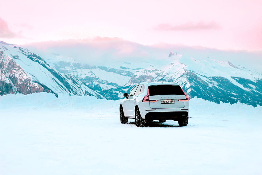 Mountains, Snow, Volvo, Cars, Car, Suv, Volvo Xc60 HD wallpaper