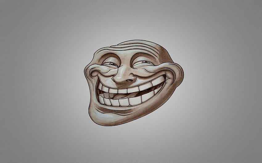 Smile, Troll, Face HD wallpaper