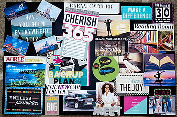 Unique Goal Vision Board Ideas To Try Now - Her Empowered Self HD ...