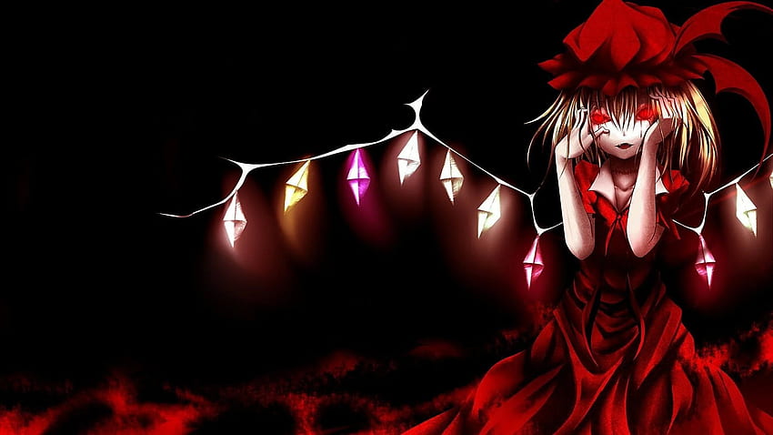 Dark Red Anime, Cool Dark Anime Girl HD wallpaper