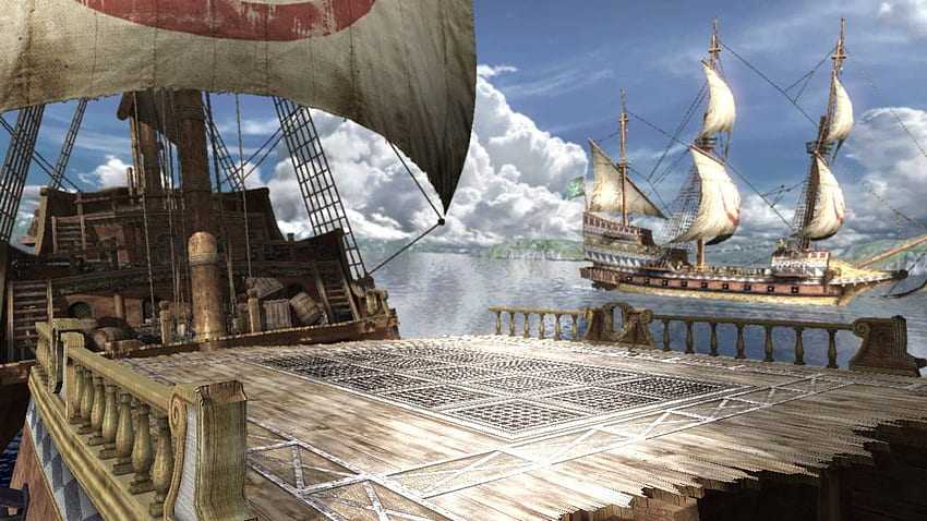 ソウルキャリバーVのスクリーンショットと海賊船デッキ 高画質の壁紙