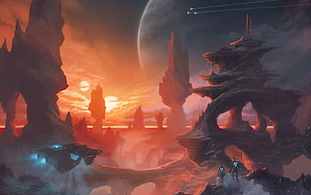 Stellaris Wallpapers  Cool landscapes Cool backgrounds Scifi environment