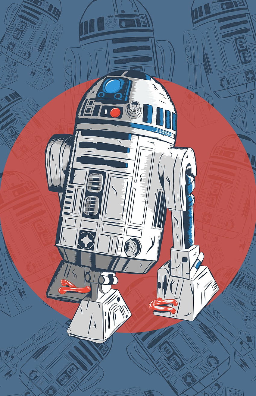 BB 8 & R2 D2 Fan Art Dibuat Oleh Karl Smith. Star Wars , Lukisan Star Wars, Seni Star Wars, R2-D2 wallpaper ponsel HD