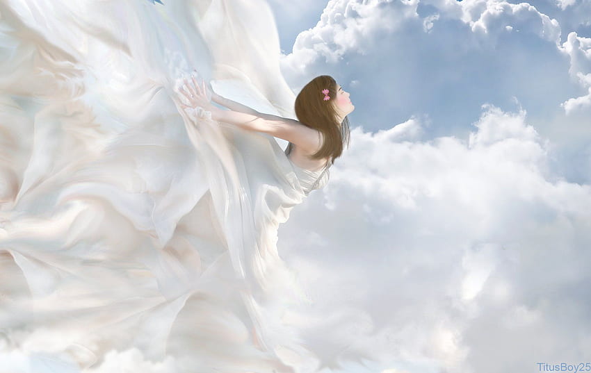 Heavenly Angels, Heaven PC HD wallpaper