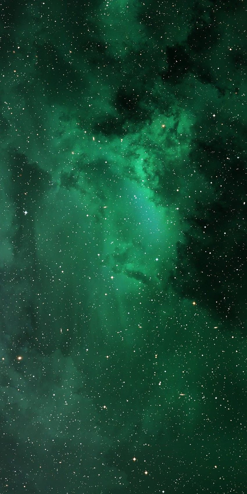 Kosmos 101. Miętowo zielony iPhone, Galaktyki, kosmos, Zielona Galaktyka Spiralna Tapeta na telefon HD