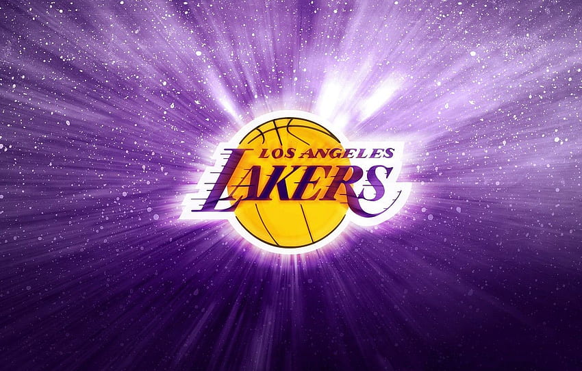 Basketball, Background, Logo, Purple, NBA, Los, Los Angeles Lakers HD wallpaper