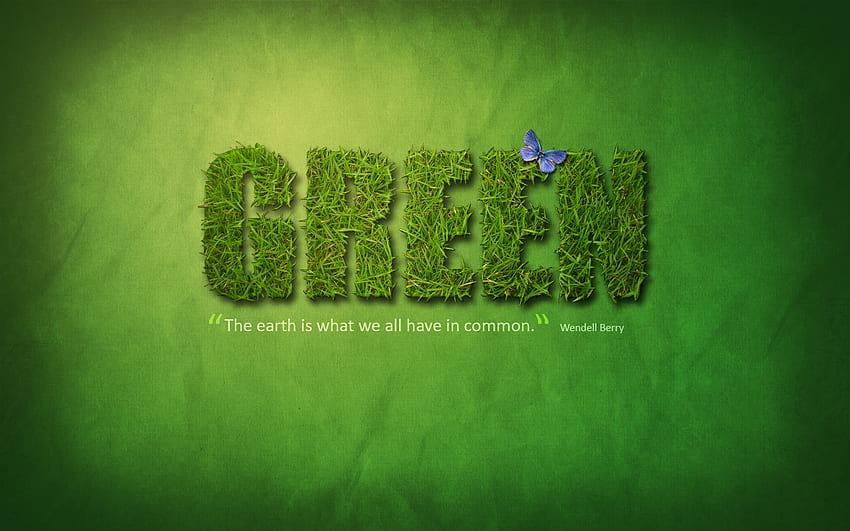 Green - Go Green HD wallpaper