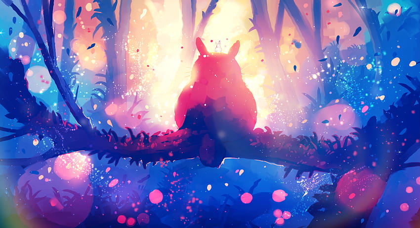 Totoro Sunrise - animé en direct [ ] Fond d'écran HD
