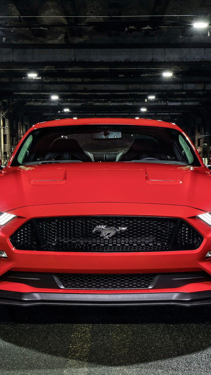 Mustang iPhone Ford Mustang Gt For - 2019, Red Mustang HD電話の壁紙