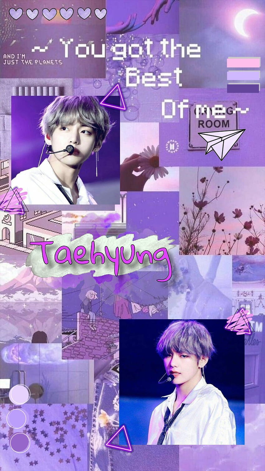 Aesthetic Purple BTS, Jungkook Purple HD phone wallpaper