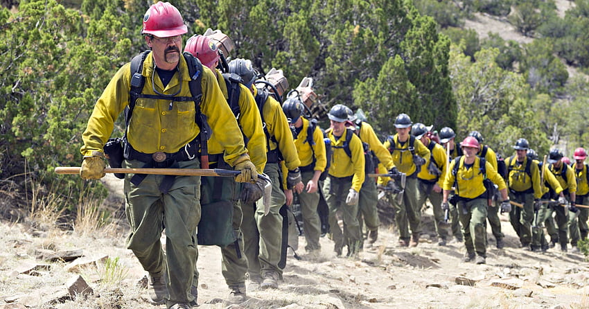 Only The Brave, Hats, Men, Movie, Firemen, ominos HD wallpaper