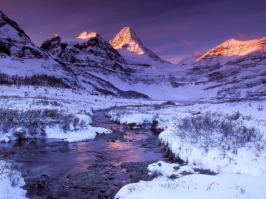 Alpine winter scenery. Winter , Winter scenes HD wallpaper