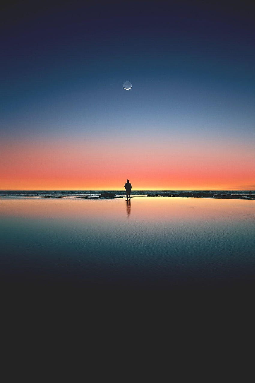 Samotność, morze samotności Tapeta na telefon HD