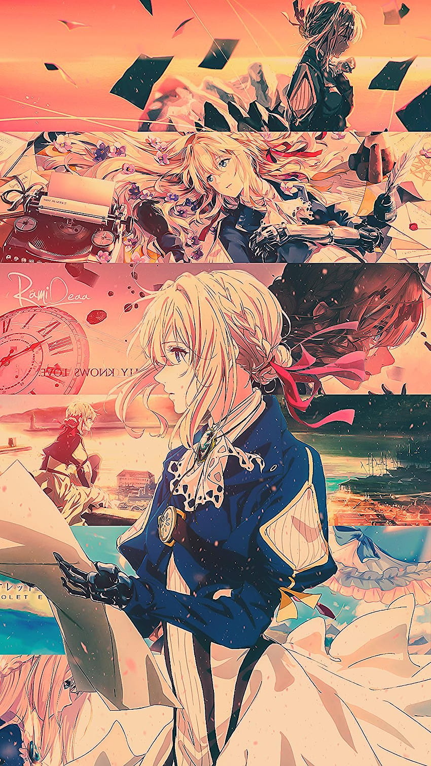 Aesthetic Anime Violet Evergarden - Anime, Violet Evergarden and Gilbert HD phone wallpaper