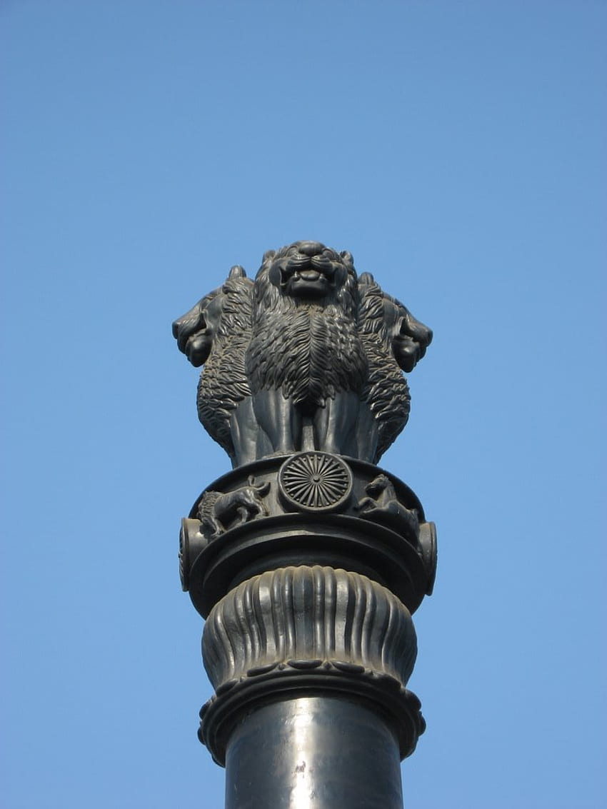 Ashok stambh , kolumna, zwieńczenie Tapeta na telefon HD