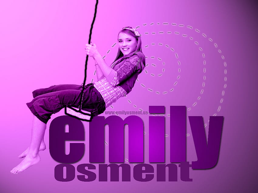 Emily osment em um balanço, roxo, emily, balanço, fadas papel de parede HD