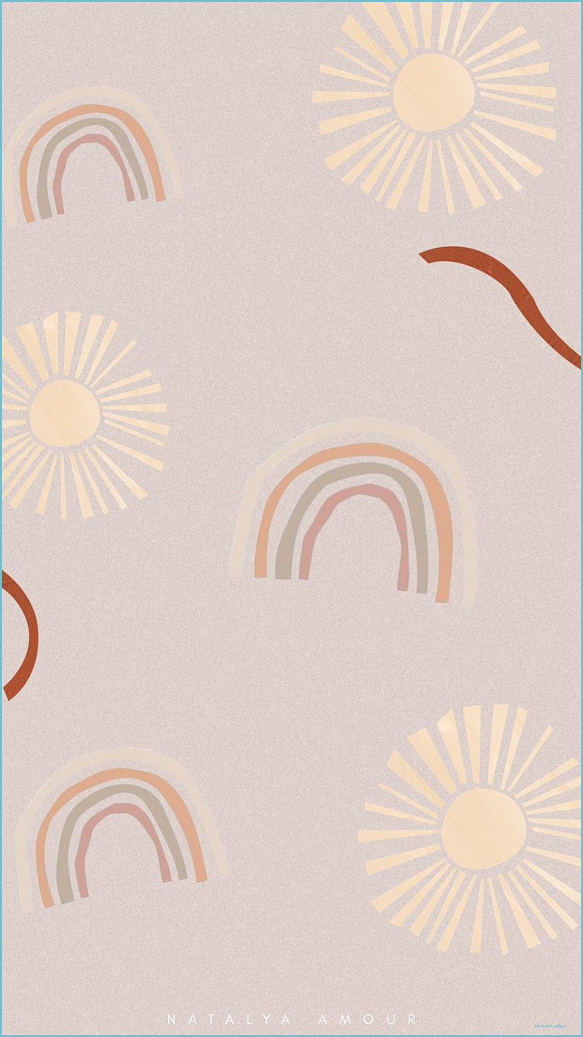 Desert Sky REMOVABLE - Peel & Stick Fabric Wallcovering - boho aesthetic, Simple Aesthetic Pattern HD phone wallpaper