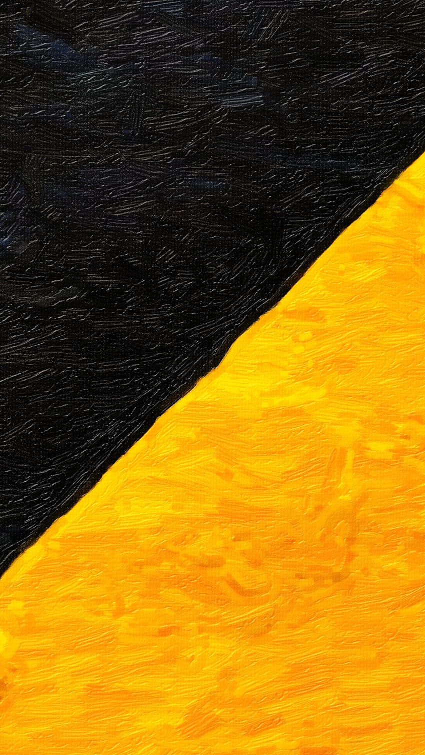 Czarny i żółty, żółty, czarny, estetyczny Tapeta na telefon HD