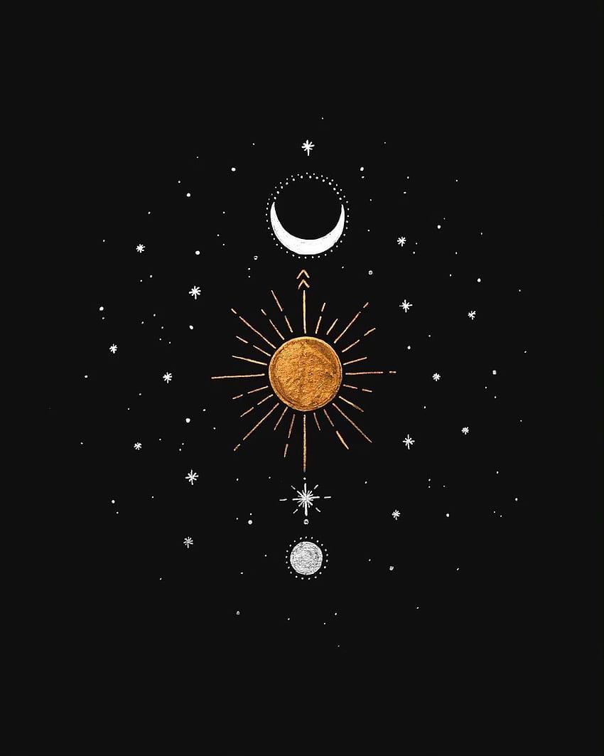 Ameya ☾ on Instagram: “✶ cosmic compass ✶ too often we are focused on trying to get somewhere else. to become more succe. Moon art, Aesthetic art, Art, Heal HD phone wallpaper