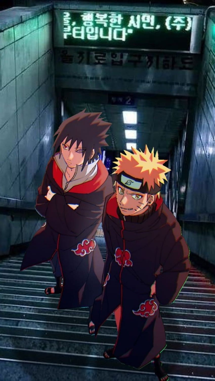 Naruto und Sasuke, Akatsuki HD-Handy-Hintergrundbild