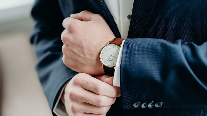 ręce, zegarek, biznes, styl, garnitur Tapeta HD