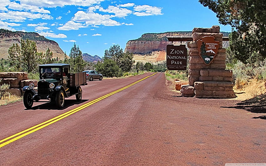 Zion National Park ❤ for • Dual HD wallpaper