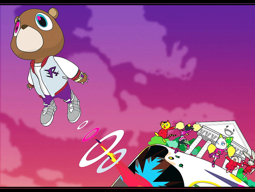 Kanye West-Abschluss, Kanye West-Albumcover HD-Hintergrundbild