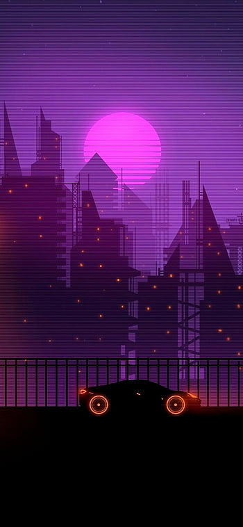 Futuristic And Aesthetic Cyberpunk City Live Wallpaper