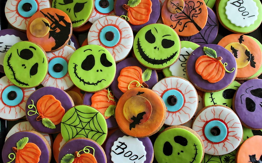 Halloween Cookies HD wallpaper