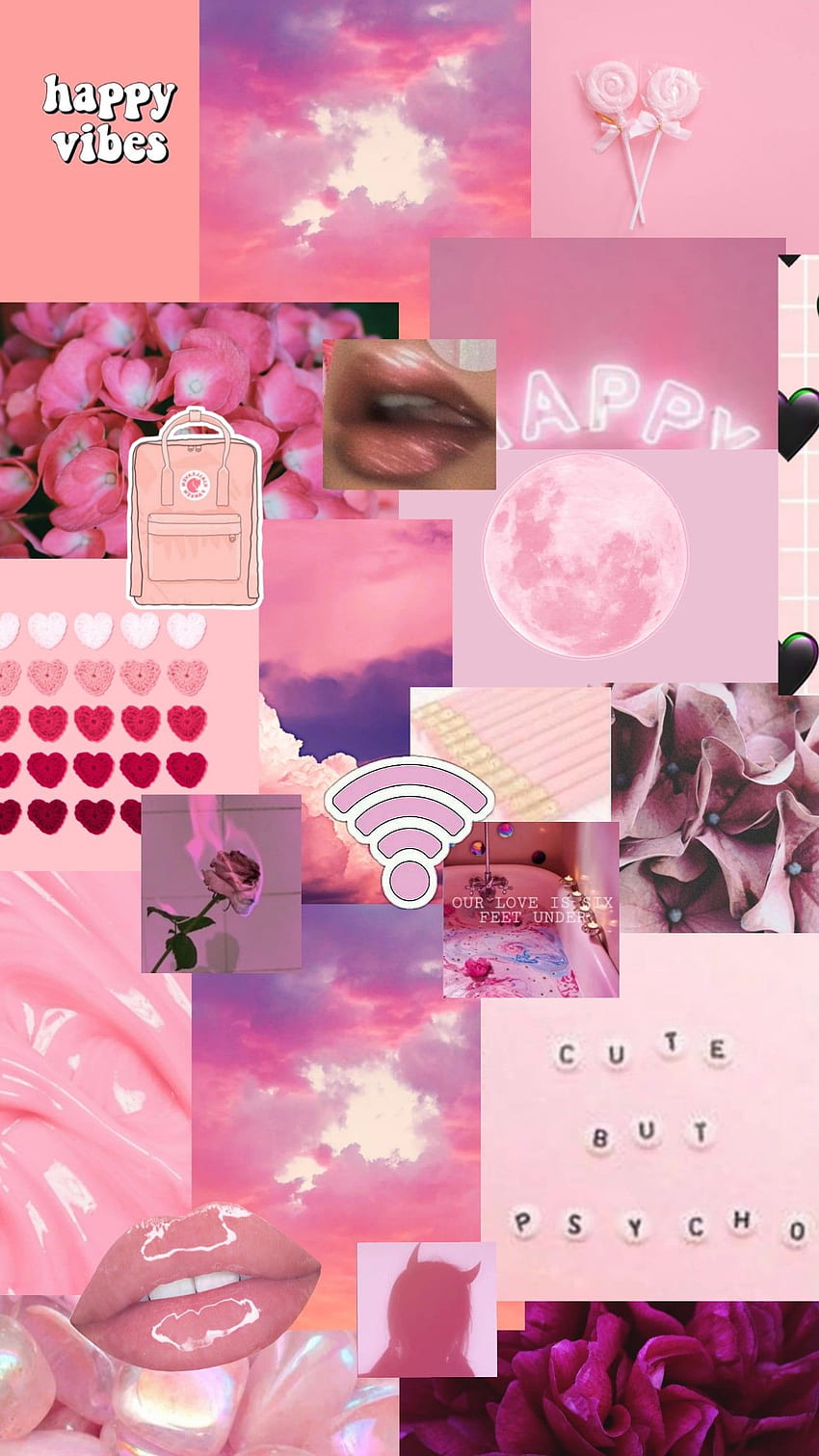 Pink aesthetic collage HD phone wallpaper  Peakpx