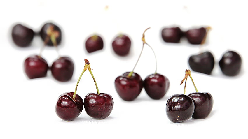Food, Cherry, Berries, Ripe HD wallpaper