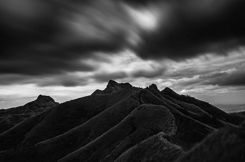 Nature, Clouds, Mountain, Bw, Chb, Elevation, Philippines, Batangas HD wallpaper