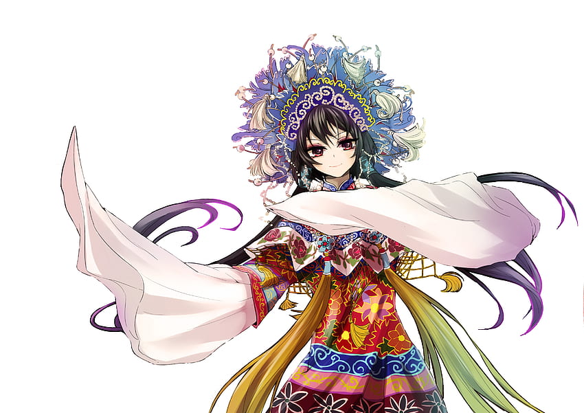 Anime Anime Mädchen Transparenter Hintergrund Kostüme Traditionelle Kleidung Luo Tianyi Vocaloid - Auflösung: HD-Hintergrundbild