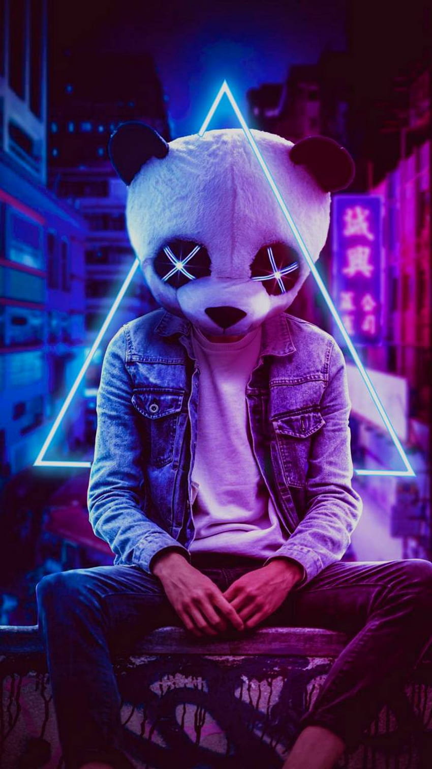 Dj In Neon, Dj Panda Hd Phone Wallpaper | Pxfuel