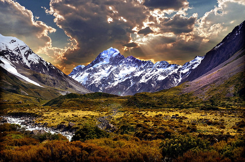Landscape, Mountain, Epic, Nature, mountain, mountain range HD wallpaper