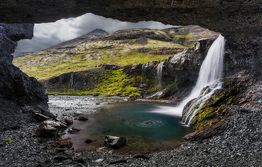 waterfall, Landscape, Iceland for , section природа, Iceland Beautiful Landscape HD wallpaper