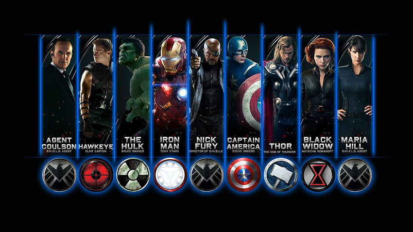 Avengers Assemble :, лого на Avengers Assemble HD тапет