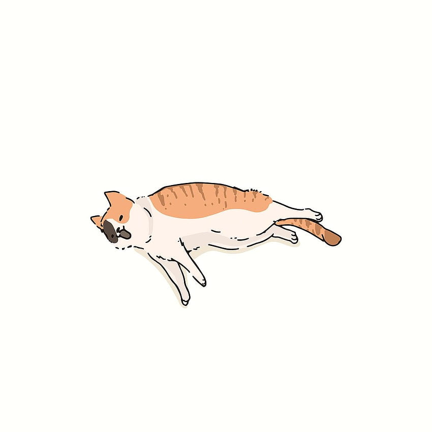 Domestic Short Haired Cat Doodle Element Vector. Premium By / Niwat. Cat Doodle, Cat Graphic Art, Cute Cat HD phone wallpaper