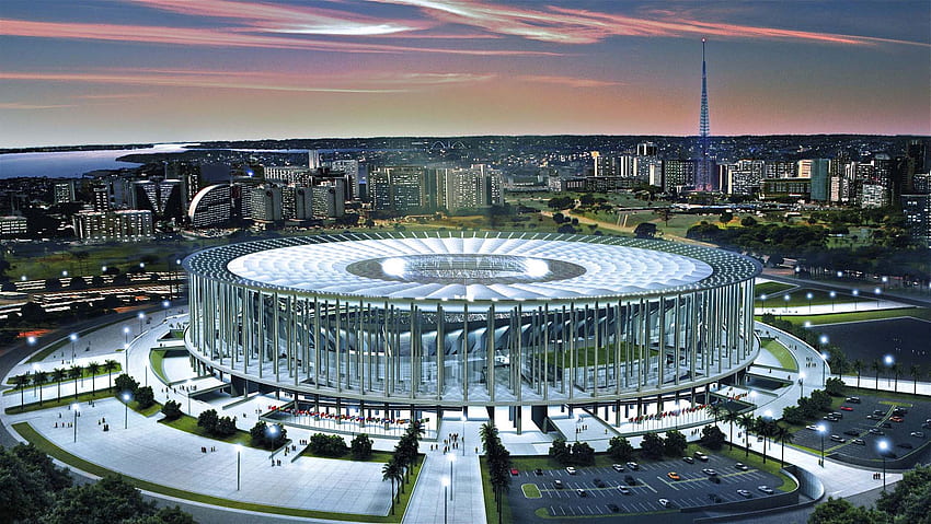 estadio nacional de brasilia, Brasilia Sfondo HD