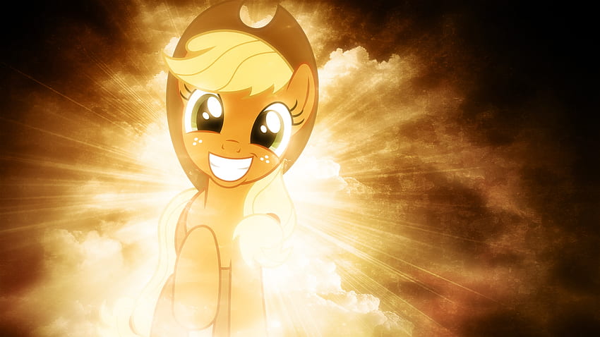 smiling ponies applejack my little pony friendship is magic mane 6 High Quality , High Definition, Mane Six HD wallpaper