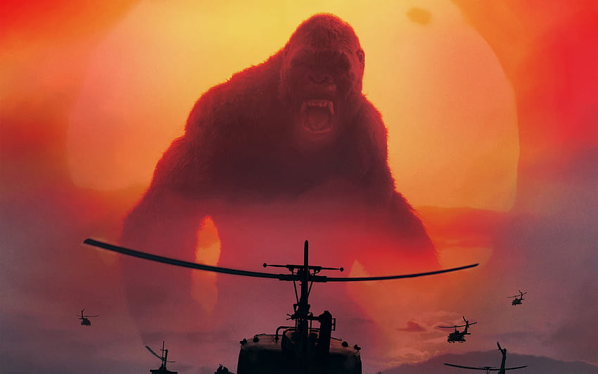 ปักพินโดย dinding Diazzy. Film Pulau tengkorak และ King kong, Godzilla in the Ses Wallpaper HD