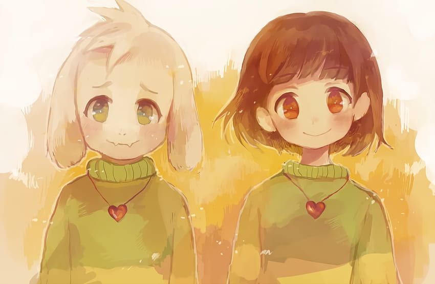 Permainan Video Undertale Asriel (Undertale) Chara (Undertale) Wallpaper HD