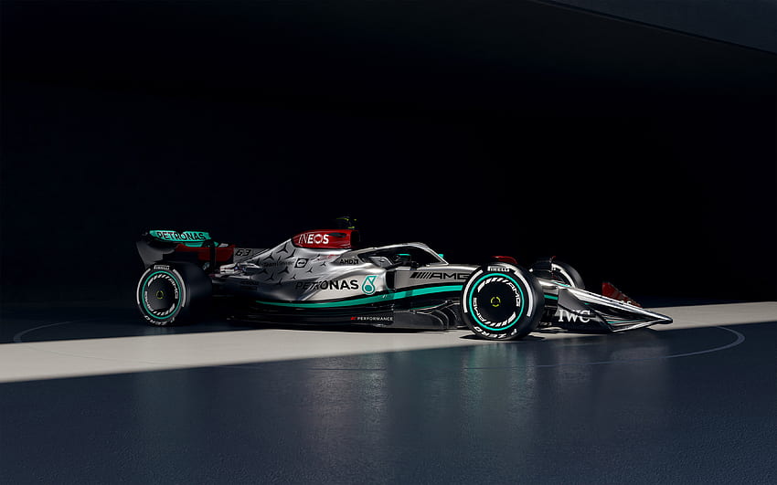 Mercedes-AMG F1 W13 E Performance, 2022, มุมมองด้านหน้า, ภายนอก, W13, Formula 1, รถแข่ง F1 2022, Mercedes-AMG Petronas F1 Team วอลล์เปเปอร์ HD