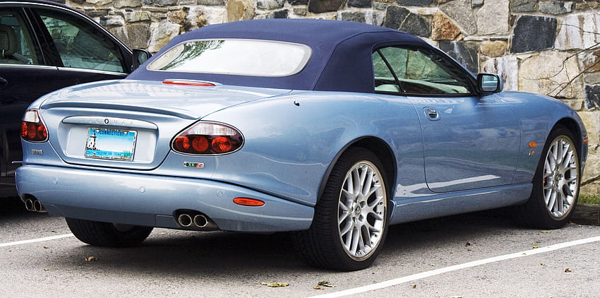 XKR Cabrio mavi, Mavi Jaguar XKR HD duvar kağıdı