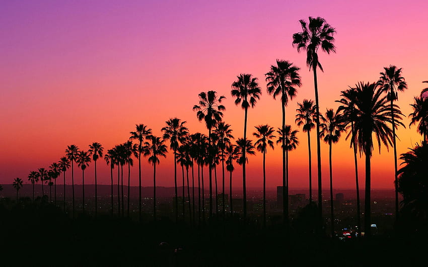 Los Angeles al crepuscolo [38402400] Sfondo HD