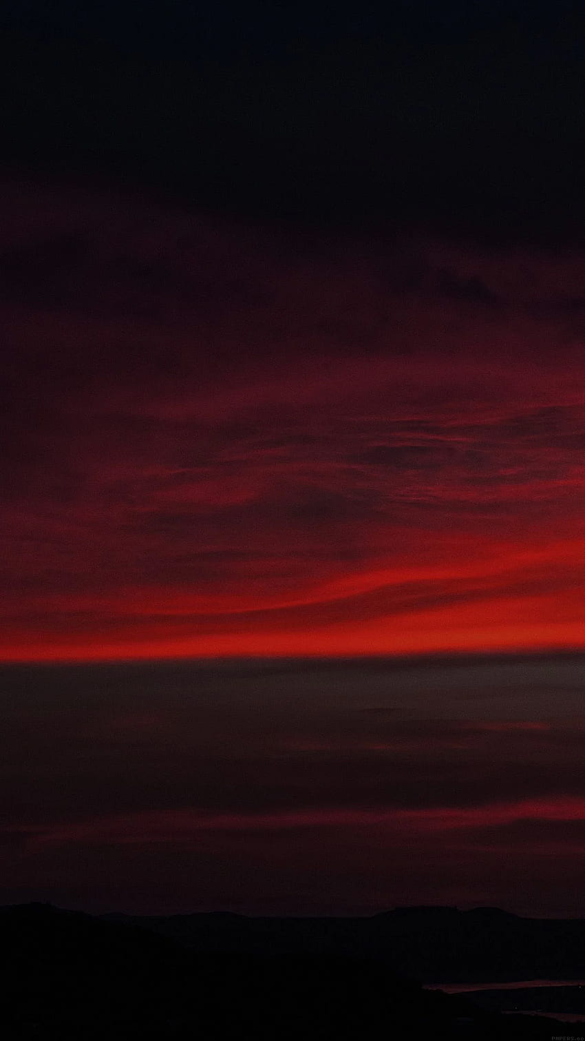 iPhone7papers - ดอกบัว แครอล สีแดง ท้องฟ้าเป็นเมฆที่ตกลงมา วอลล์เปเปอร์โทรศัพท์ HD