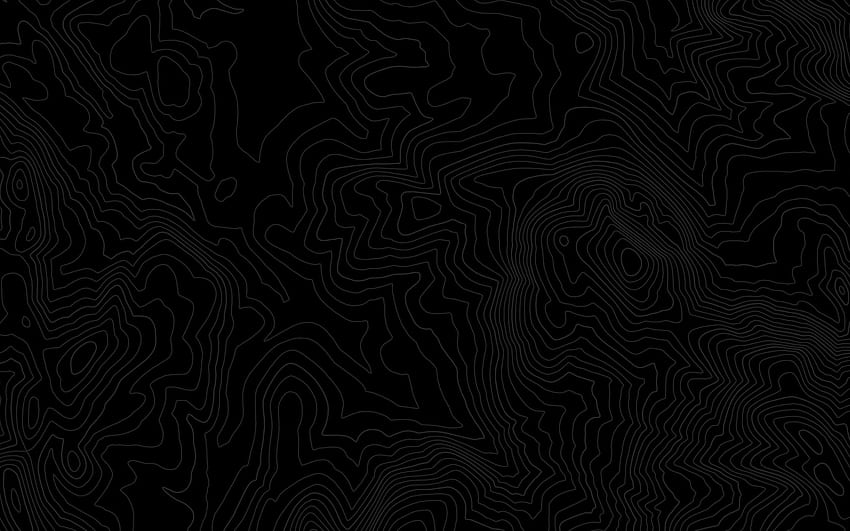 Abstract Black, Topographic HD wallpaper