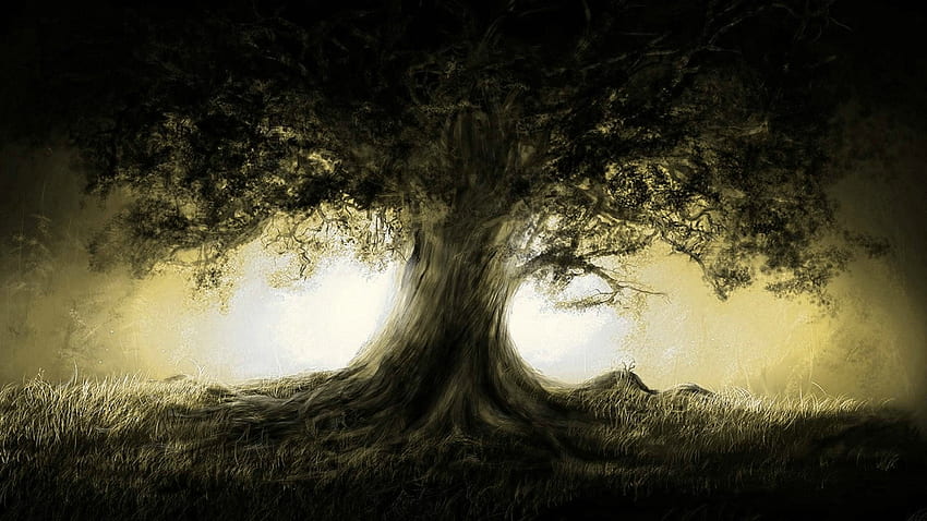 Zdzislaw Beksinski - Art de la nature claire et sombre Fond d'écran HD