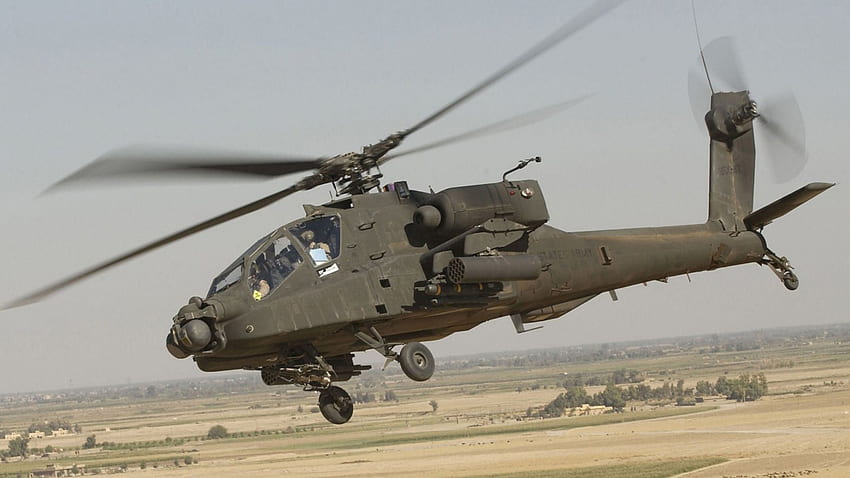 Boeing-Ah-64d-Apache-Longbow, Apache, Longbow, Helicóptero, AH, 64D, Militar, Boeing papel de parede HD